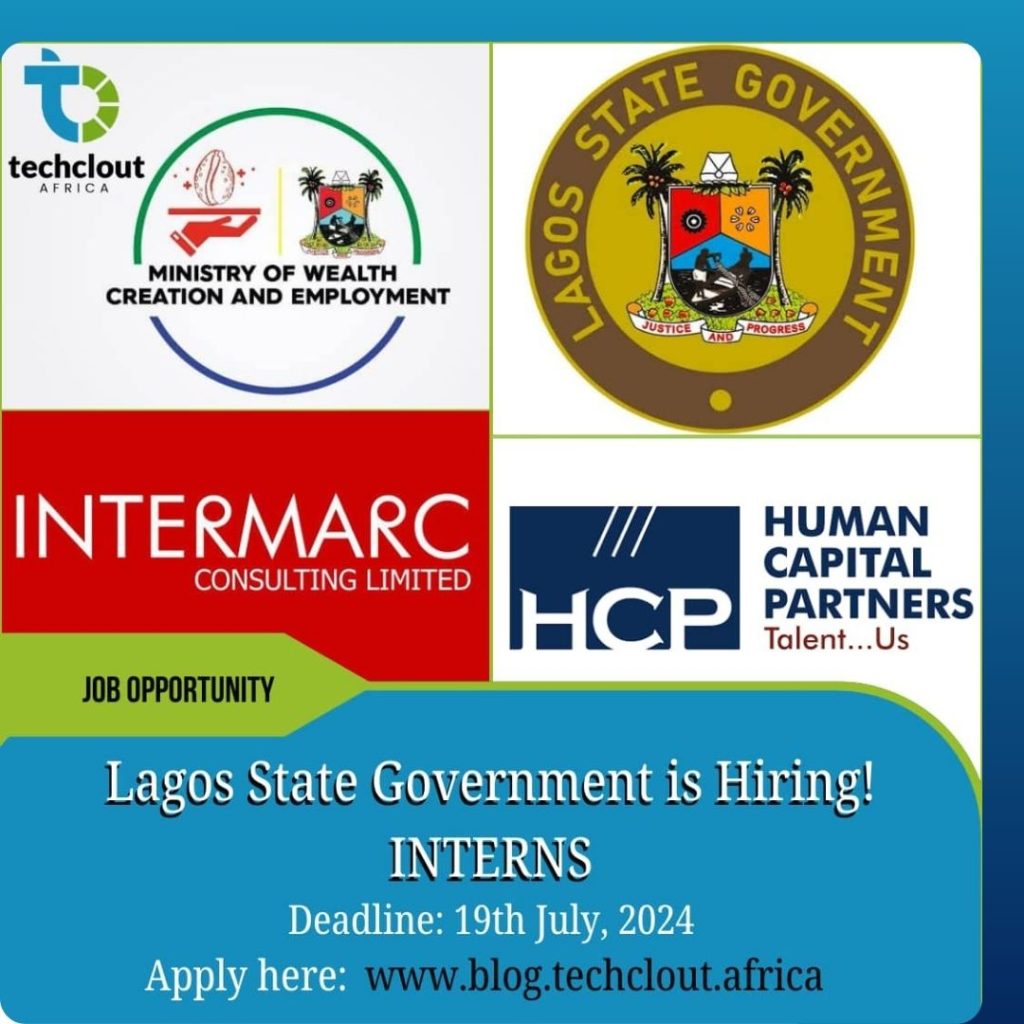 lagos state is hiring interns